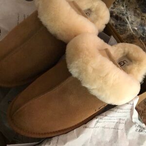 UGG Slippers Scuffette II in chestnut✨brand new, never worn